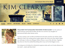 Tablet Screenshot of kimcleary.com